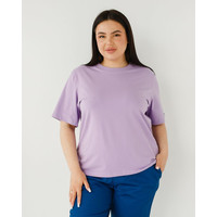 Зображення  Медична базова футболка жіноча лавандова р. M, "БІЛИЙ ХАЛАТ" 498-353-924, Розмір: M, Цвет: лавандовий