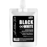 Изображение  Обесцвечивающий крем для волос черный Shot Ambition Tech Black&White Extra Black Bleaching Cream, 250 г