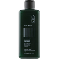 Изображение  Мужской шампунь балансирующий против перхоти и себореи Screen For Man Balancing Shampoo, 250 мл, Объем (мл, г): 250