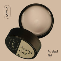 Изображение  Гель для наращивания ногтей YES Acrylgel №04, 15 мл , Объем (мл, г): 15, Цвет: 04