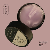Изображение  Гель для наращивания ногтей YES Acrylgel №07, 15 мл , Объем (мл, г): 15, Цвет: 07