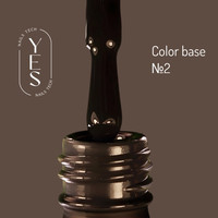Зображення  База для гель-лаку YES Color Base №02, 10 мл, Об'єм (мл, г): 10, Колір: 02