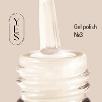 Зображення  Гель-лак для нігтів YES Gel polish №003, 6 мл, Об'єм (мл, г): 6, Колір: 003