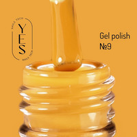 Зображення  Гель-лак для нігтів YES Gel polish №009, 6 мл, Об'єм (мл, г): 6, Колір: 009