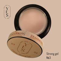 Изображение  Гель для наращивания ногтей YES Strong Gel №03, 30 мл, Объем (мл, г): 30, Цвет: 03