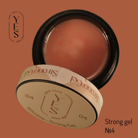 Изображение  Гель для наращивания ногтей YES Strong Gel №04, 30 мл, Объем (мл, г): 30, Цвет: 04