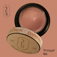 Изображение  Гель для наращивания ногтей YES Strong Gel №05, 50 мл, Объем (мл, г): 50, Цвет: 05