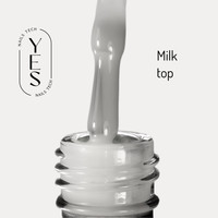 Зображення  Топ для гель-лаку YES Cover Top Milk, 15 мл