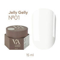 Изображение  Гель-желе для ногтей Valeri Jelly Gelly № 01, 15 мл, Объем (мл, г): 15, Цвет: 01