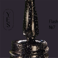 Зображення  Гель-лак для нігтів YES Gel polish Flash №07, 6 мл, Об'єм (мл, г): 6, Колір: 07
