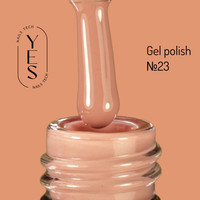 Зображення  Гель-лак для нігтів YES Gel polish №023, 6 мл, Об'єм (мл, г): 6, Колір: 023