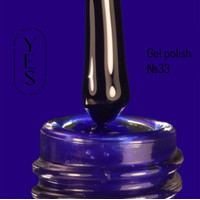 Зображення  Гель-лак для нігтів YES Gel polish №033, 6 мл, Об'єм (мл, г): 6, Колір: 033