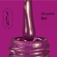 Зображення  Гель-лак для нігтів YES Gel polish №041, 6 мл, Об'єм (мл, г): 6, Колір: 041