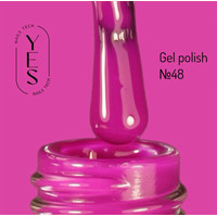 Зображення  Гель-лак для нігтів YES Gel polish №048, 6 мл, Об'єм (мл, г): 6, Колір: 048
