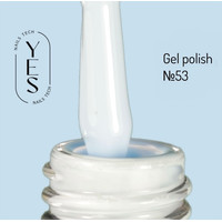 Зображення  Гель-лак для нігтів YES Gel polish №053, 6 мл, Об'єм (мл, г): 6, Колір: 053