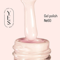 Зображення  Гель-лак для нігтів YES Gel polish №060, 6 мл, Об'єм (мл, г): 6, Колір: 060