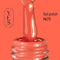 Зображення  Гель-лак для нігтів YES Gel polish №079, 6 мл, Об'єм (мл, г): 6, Колір: 079
