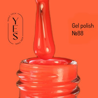 Зображення  Гель-лак для нігтів YES Gel polish №088, 6 мл, Об'єм (мл, г): 6, Колір: 088