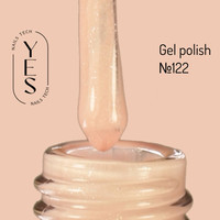Зображення  Гель-лак для нігтів YES Gel polish №122, 6 мл, Об'єм (мл, г): 6, Колір: 122