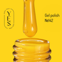 Зображення  Гель-лак для нігтів YES Gel polish №142, 6 мл, Об'єм (мл, г): 6, Колір: 142