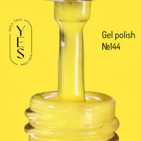 Зображення  Гель-лак для нігтів YES Gel polish №144, 6 мл, Об'єм (мл, г): 6, Колір: 144