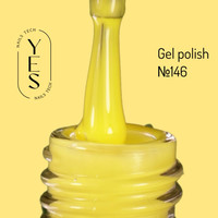 Зображення  Гель-лак для нігтів YES Gel polish №146, 6 мл, Об'єм (мл, г): 6, Колір: 146