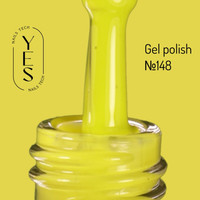 Зображення  Гель-лак для нігтів YES Gel polish №148, 6 мл, Об'єм (мл, г): 6, Колір: 148