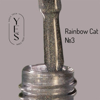 Зображення  Гель-лак для нігтів YES Gel polish Rainbow Cat №03, 6 мл, Об'єм (мл, г): 6, Колір: 03