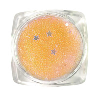 Зображення  Бульйонки з декором Nails Molekula персикові, 4 г