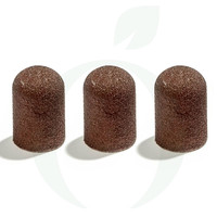 Изображение  Наждачный колпачок для маникюра коричневый 80 грит 1 шт, 7 мм