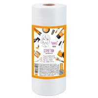 Зображення  Серветки в рулоні Panni Mlada 25х30 см (100 шт/рулон) зі спанлейсу 40 г/м2 гладкі