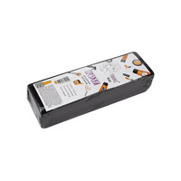 Изображение  Полоски для депиляции Panni Mlada 7х22 см (100 шт/пачка) из спанбонда 80 г/м2 черные