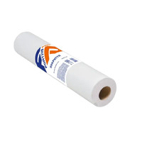 Зображення  Покриття одноразові Fortius Pro 0.6х100 м (1 рулон) зі спанбонду білий, Кількість в упаковці (шт): рулон, Розмір простирадла: 60 см * 100 м, Колір: White