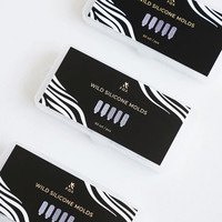 Зображення  Багаторазові силіконові форми для дизайну нігтів F.O.X Wild Silicone Molds, 60 шт