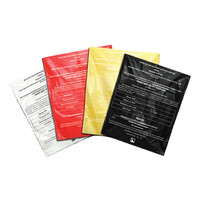 Зображення  Мішок для утилізації медичних відходів двошаровий класу B 20х30 см (10 л) 20 мкм червоний, 100 шт