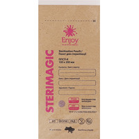 Зображення  Крафт-пакет для стерилізації Enjoy Professional SteriMagiс ППСП-К 100Х200 мм, 50 шт/пачка