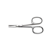 Изображение  Безопасные ножницы AMI Colibri с тупым носиком и изогнутым полотном, 0318