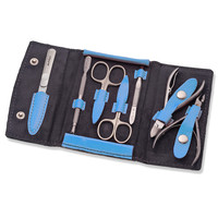 Изображение  Маникюрный набор №7 Premium голубой, AMI 1020