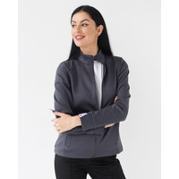 Изображение  Медицинская женская кофта Грейс темно-серая р. 2XL, "БЕЛЫЙ ХАЛАТ" 455-408-923, Размер: 2XL, Цвет: темно-серый
