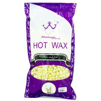 Изображение  Пленочный воск 500 г в гранулах для депиляции Konsung Beauty, молоко