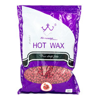 Изображение  Пленочный воск 1 кг в гранулах для депиляции Konsung Beauty, Гранат