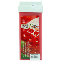 Изображение  Водорастворимый воск 100 г Italwax — кассета, Клубника