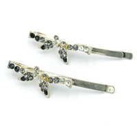 Изображение  Заколки для волос с декоративными камнями