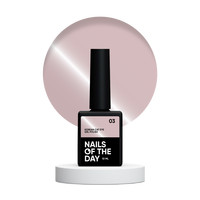 Зображення  Nails of the Day Korean cat eye 03 – м’який рожевий нюд гель лак котяче око, 10 мл, Об'єм (мл, г): 10, Колір: 03