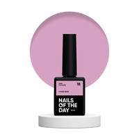Зображення  Nails of the Day Cover base New Formula 18 – рожева камуфлююча база для нігтів, 10 мл, Об'єм (мл, г): 10, Колір: 18