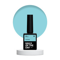 Зображення  Nails of the Day Cover base New Formula 19 – ніжно-блакитна камуфлююча база для нігтів, 10 мл, Об'єм (мл, г): 10, Колір: 19