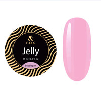 Зображення  Будівельний гель-желе F.O.X Builder Gel Jelly Cover Bubblegum, 15 мл, Об'єм (мл, г): 15, Колір: Bubblegum