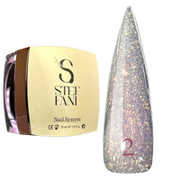 Изображение  Моделирующий гель для ногтей Steffani Builder Gel Starry Sky №2, 30 мл, Объем (мл, г): 30, Цвет: 2