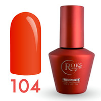 Зображення  Гель-лак для нігтів Roks Gel Polish Color №104, 6 мл, Об'єм (мл, г): 6, Колір: 104