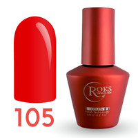 Зображення  Гель-лак для нігтів Roks Gel Polish Color №105, 6 мл, Об'єм (мл, г): 6, Колір: 105